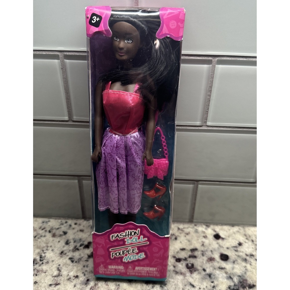 New Greenbrier International 11" Barbie Style African American Fashion Doll
